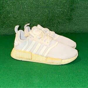 Adidas NMD_R1 Junior Triple White FW6444 Preschool Kids Size‎ 2Y